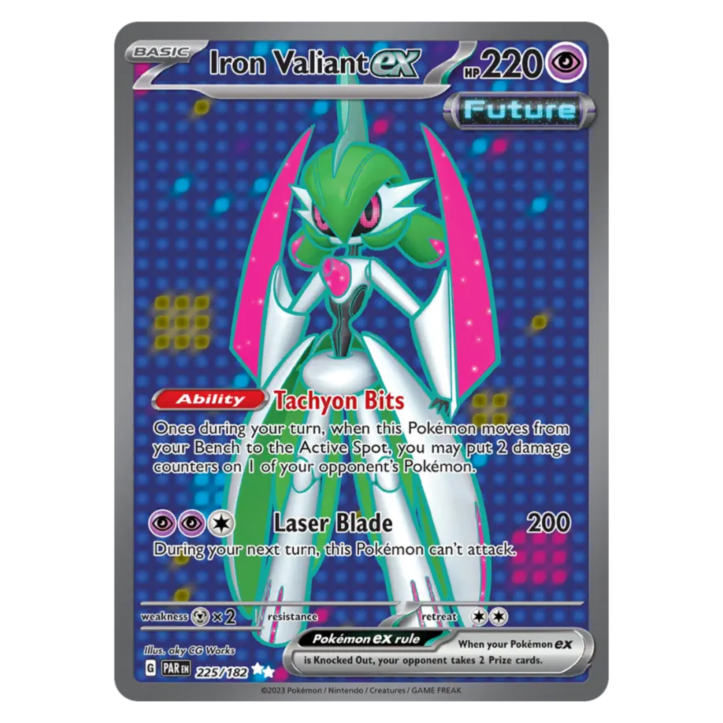 Iron Valiant ex 225/182 Ultra Rare — Paradox Rift