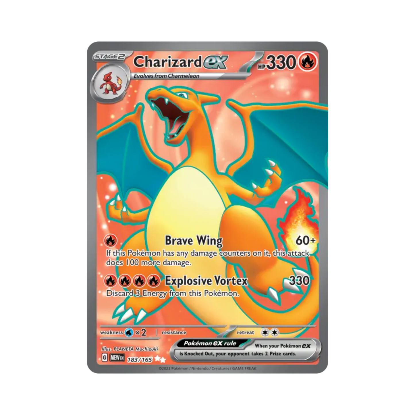 Charizard ex 183/165 Ultra Rare — 151