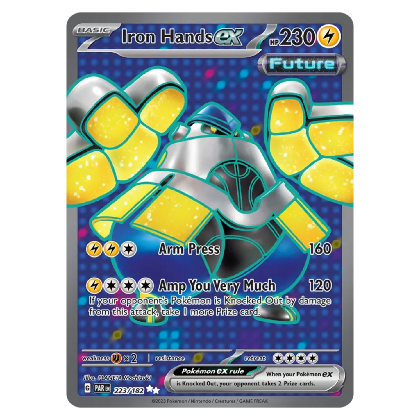 Iron Hands ex 223/182 Ultra Rare — Paradox Rift
