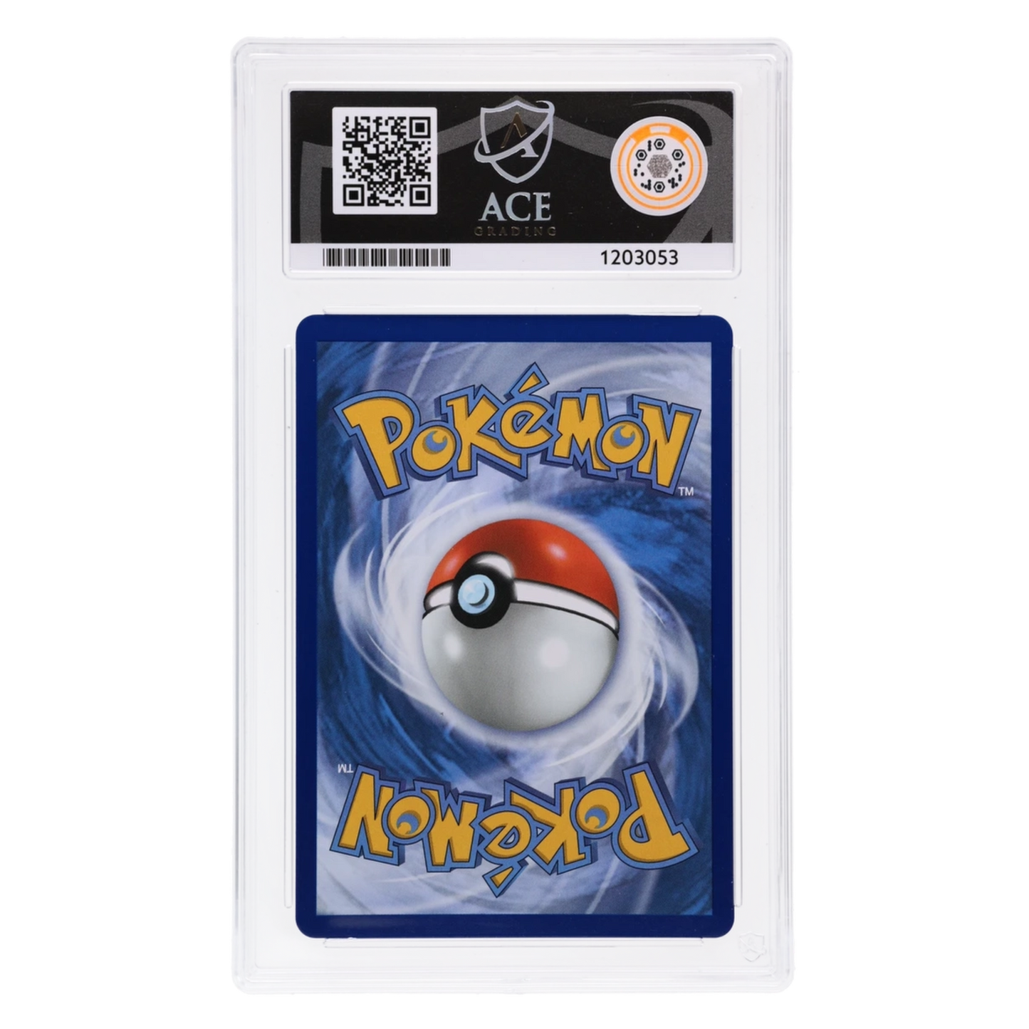 Graded card back