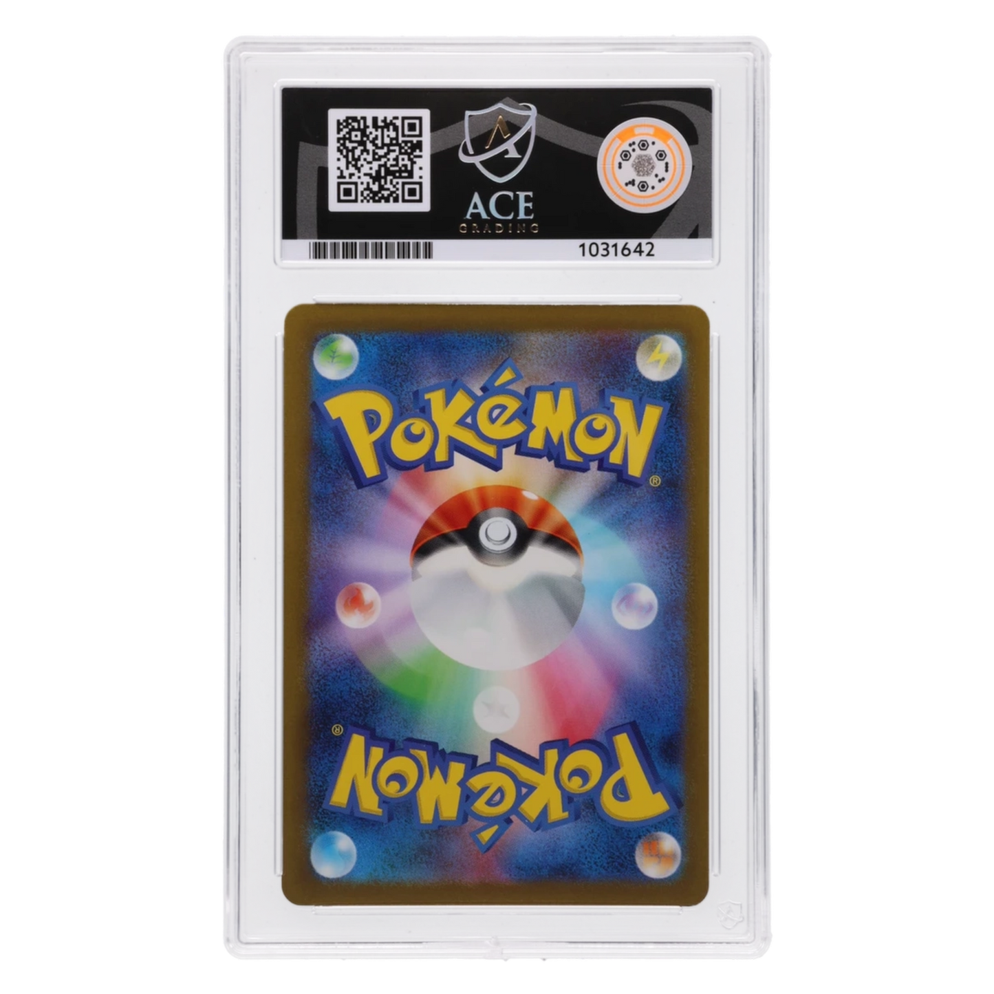 Graded card back