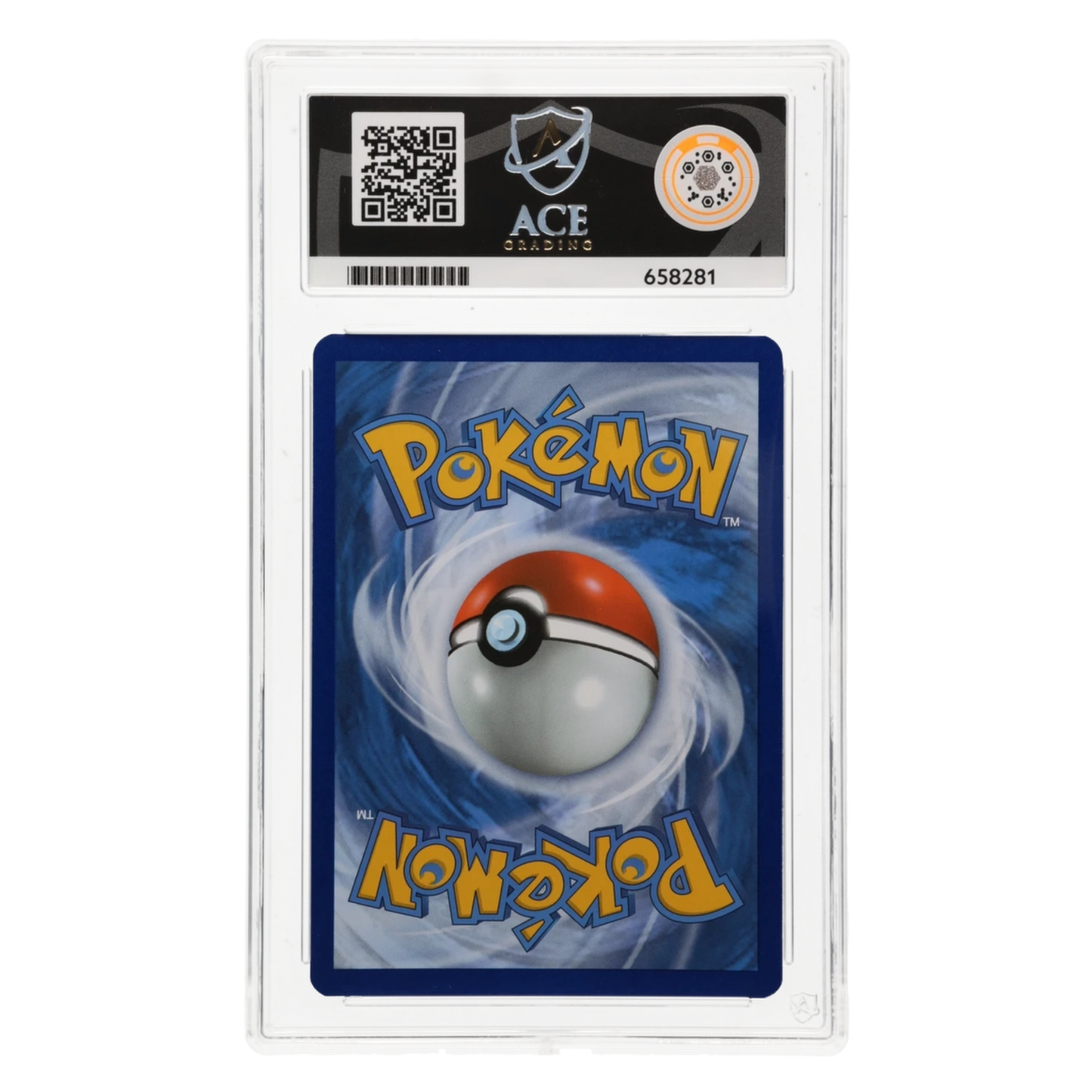 Graded card back