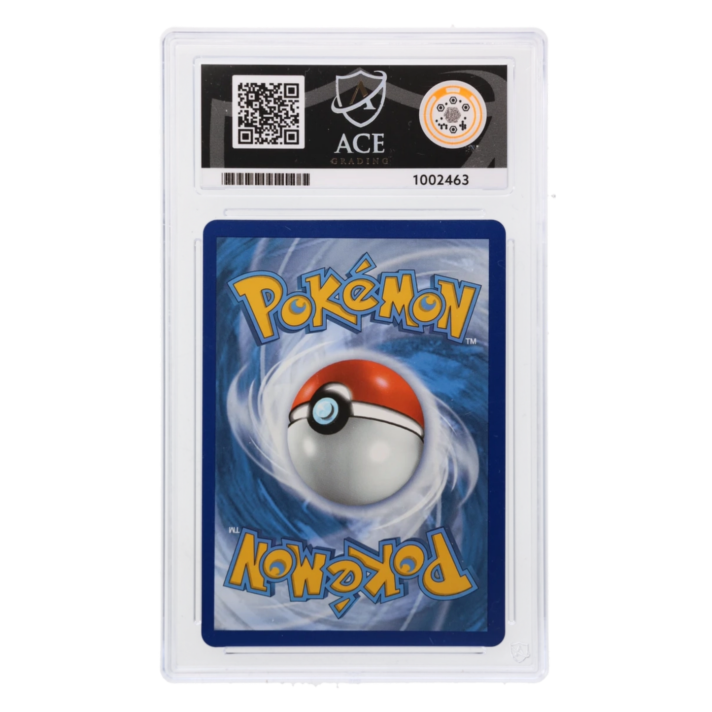 Graded card back