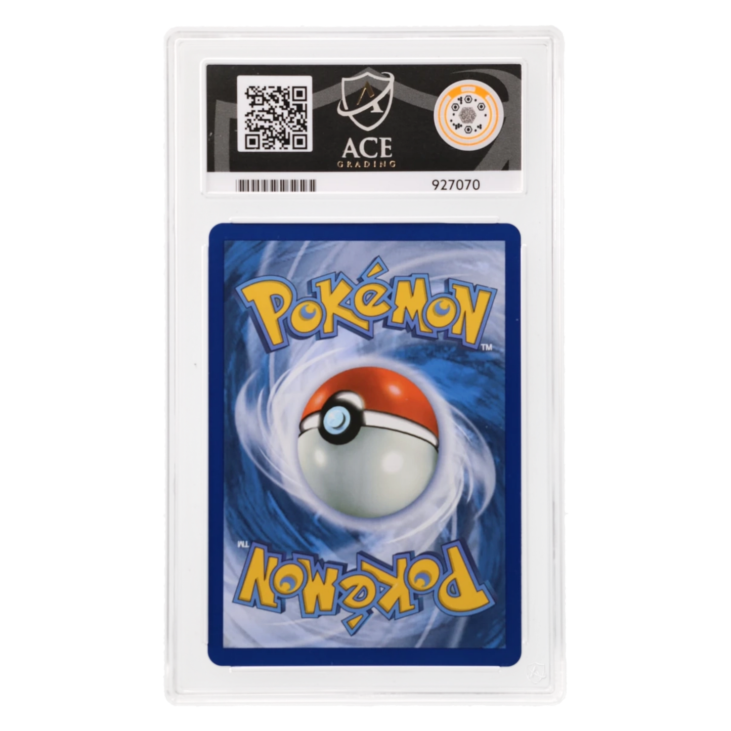 Graded card back