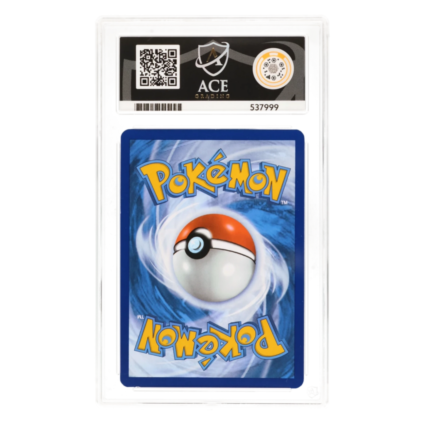 Graded card back