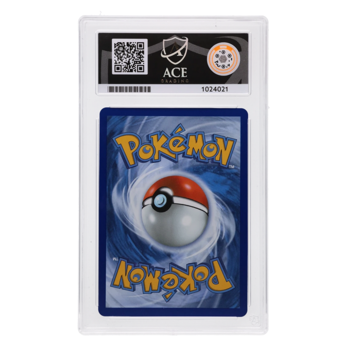 Graded card back