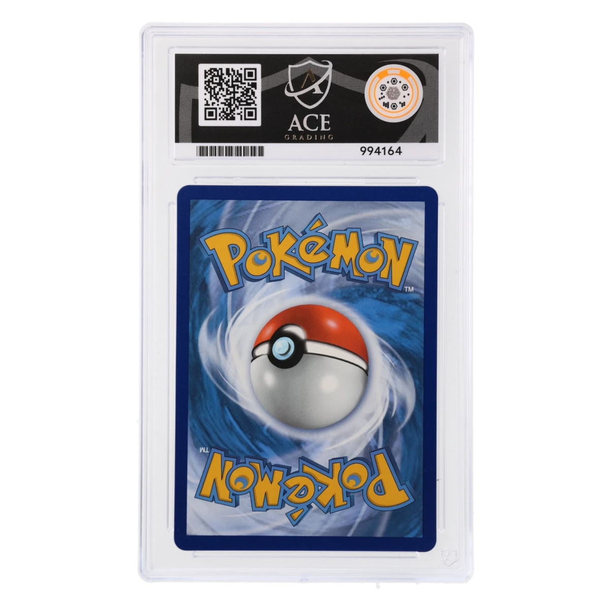 Graded card back