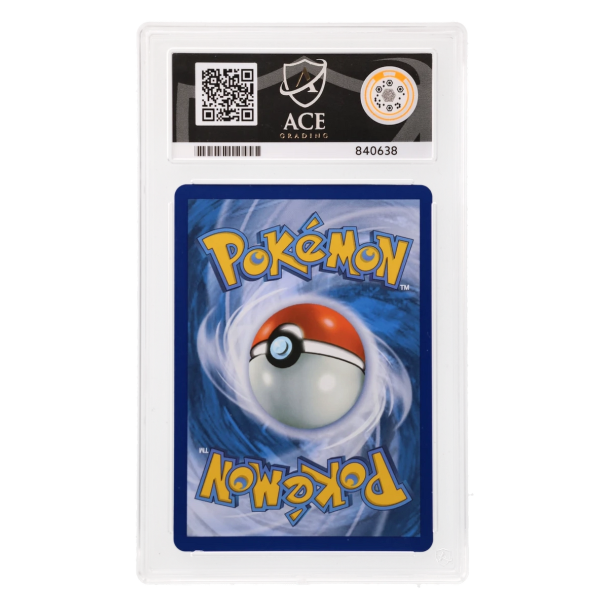 Graded card back