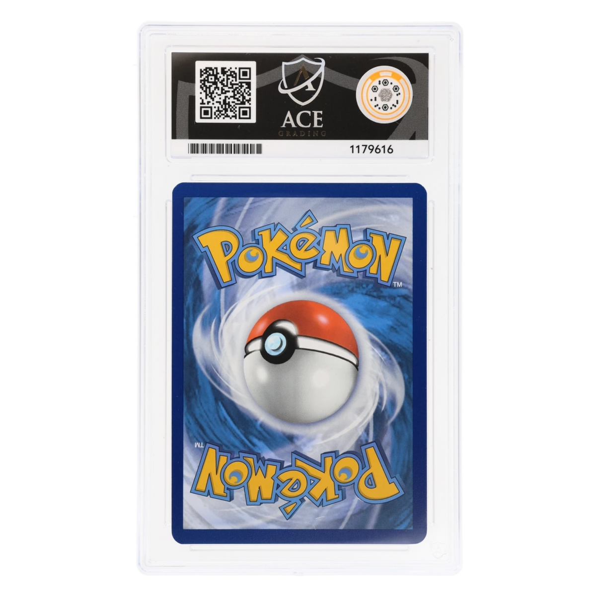 Graded card back