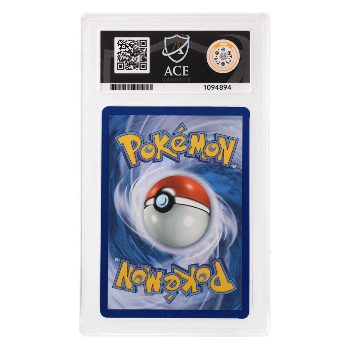 Graded card back