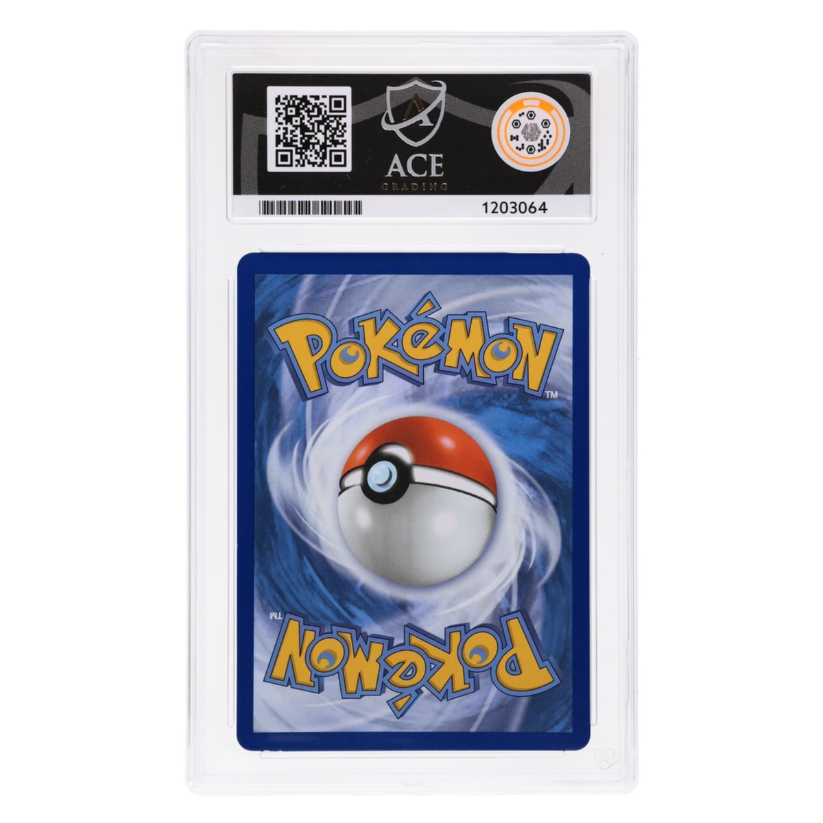 Graded card back