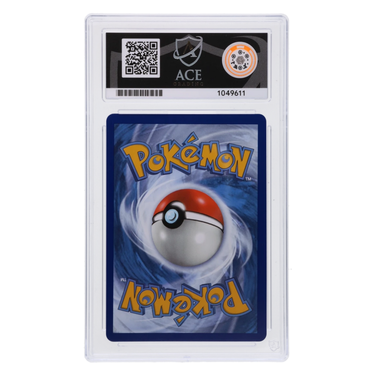 Graded card back