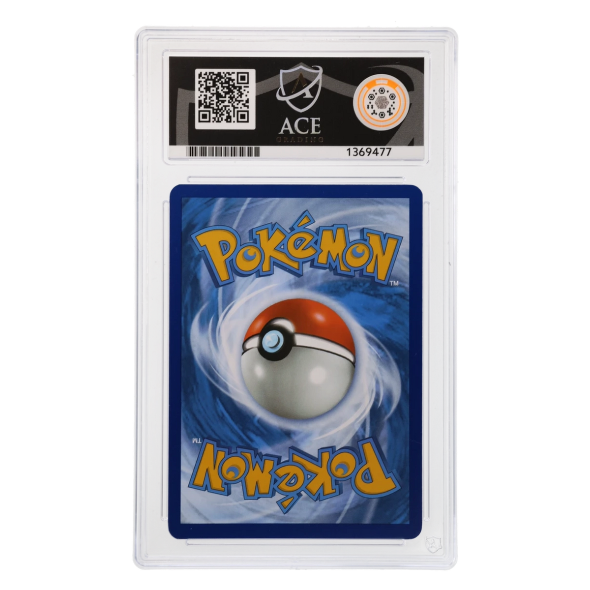 Graded card back