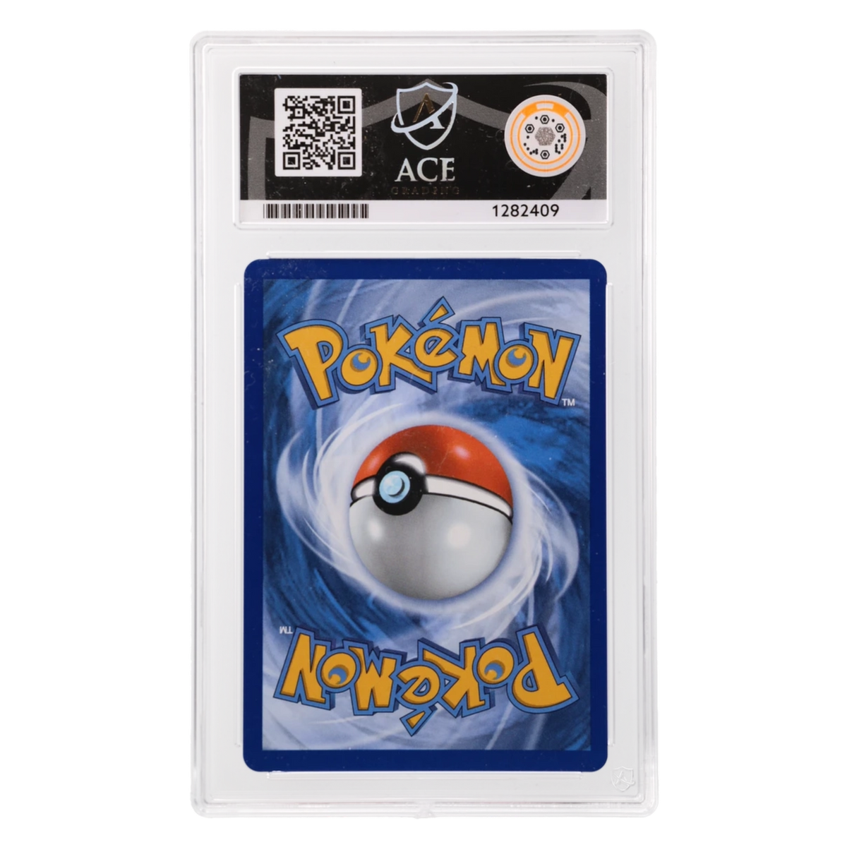 Graded card back