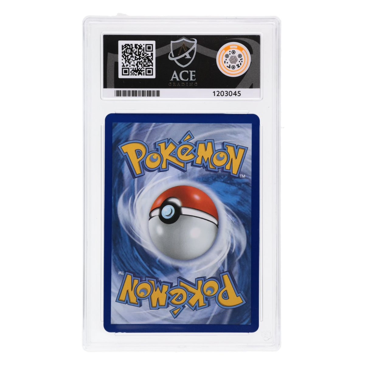 Graded card back