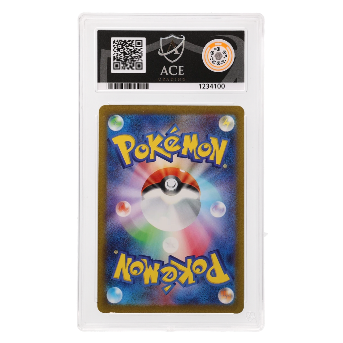 Graded card back