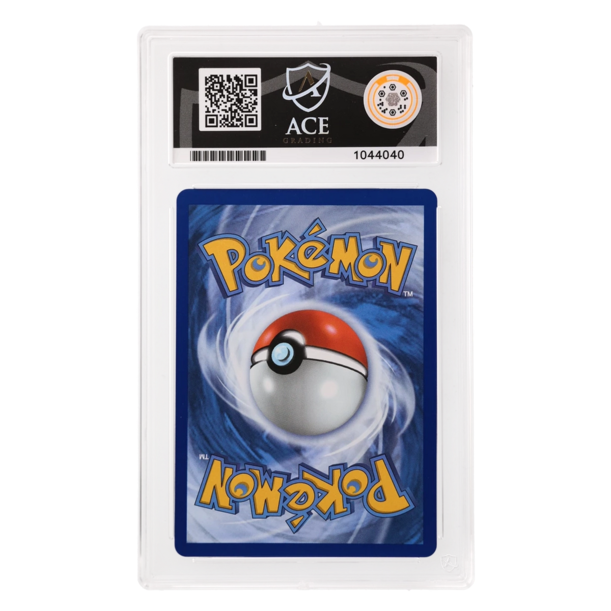 Graded card back