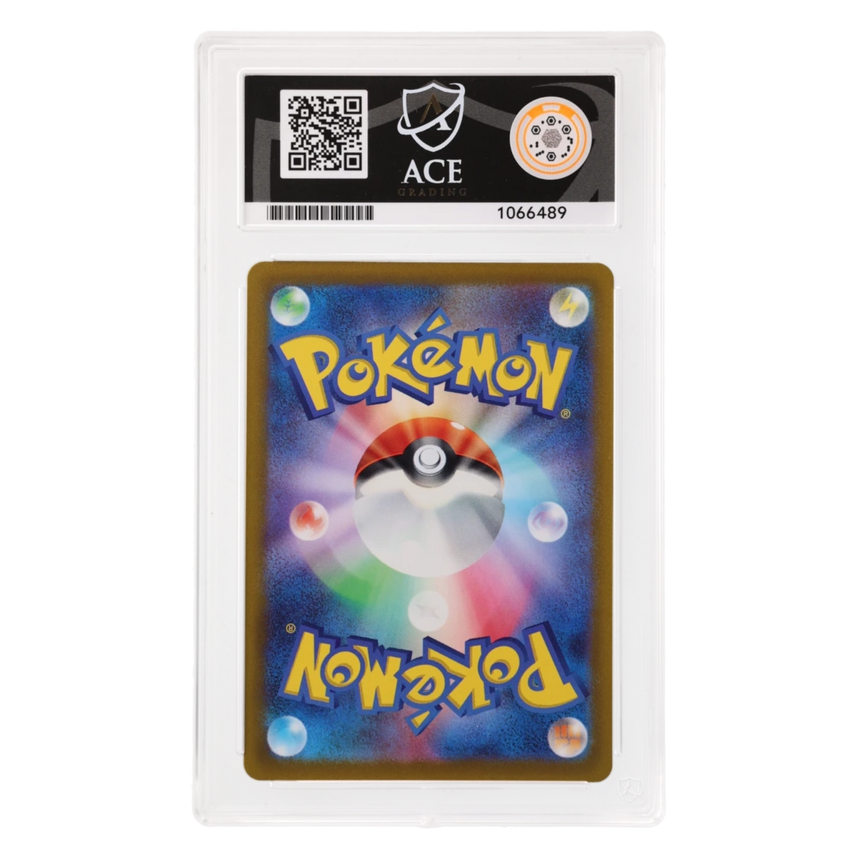 Graded card back