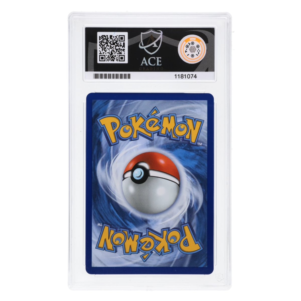 Graded card back