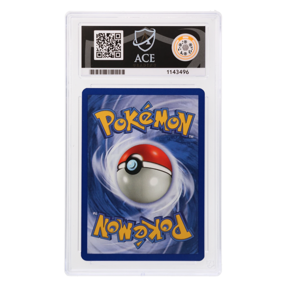 Graded card back