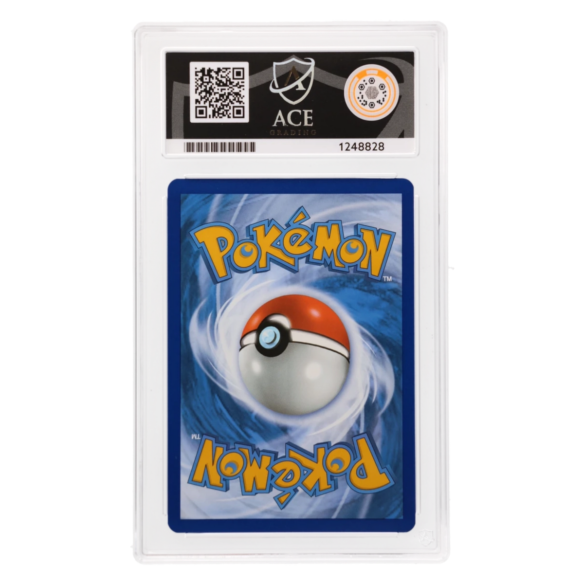 Graded card back