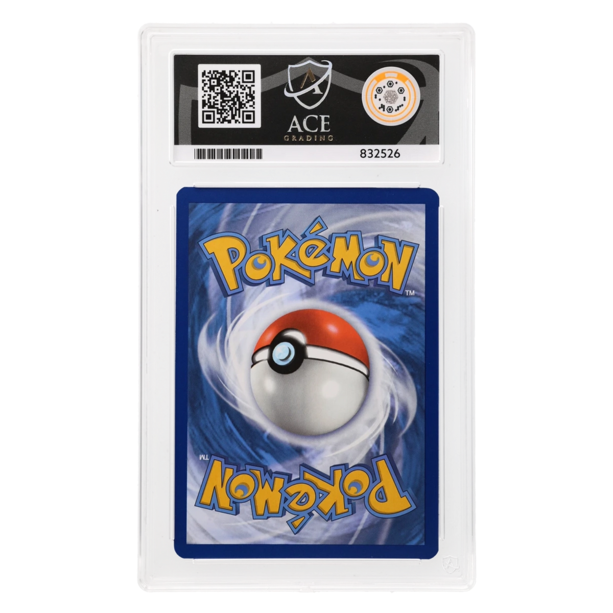 Graded card back