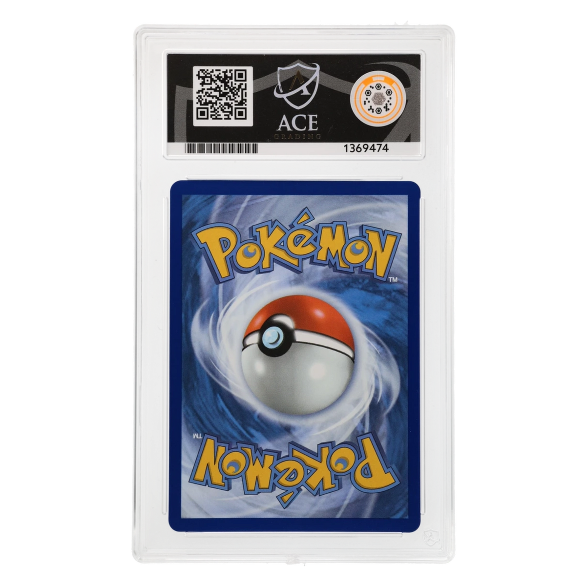 Graded card back