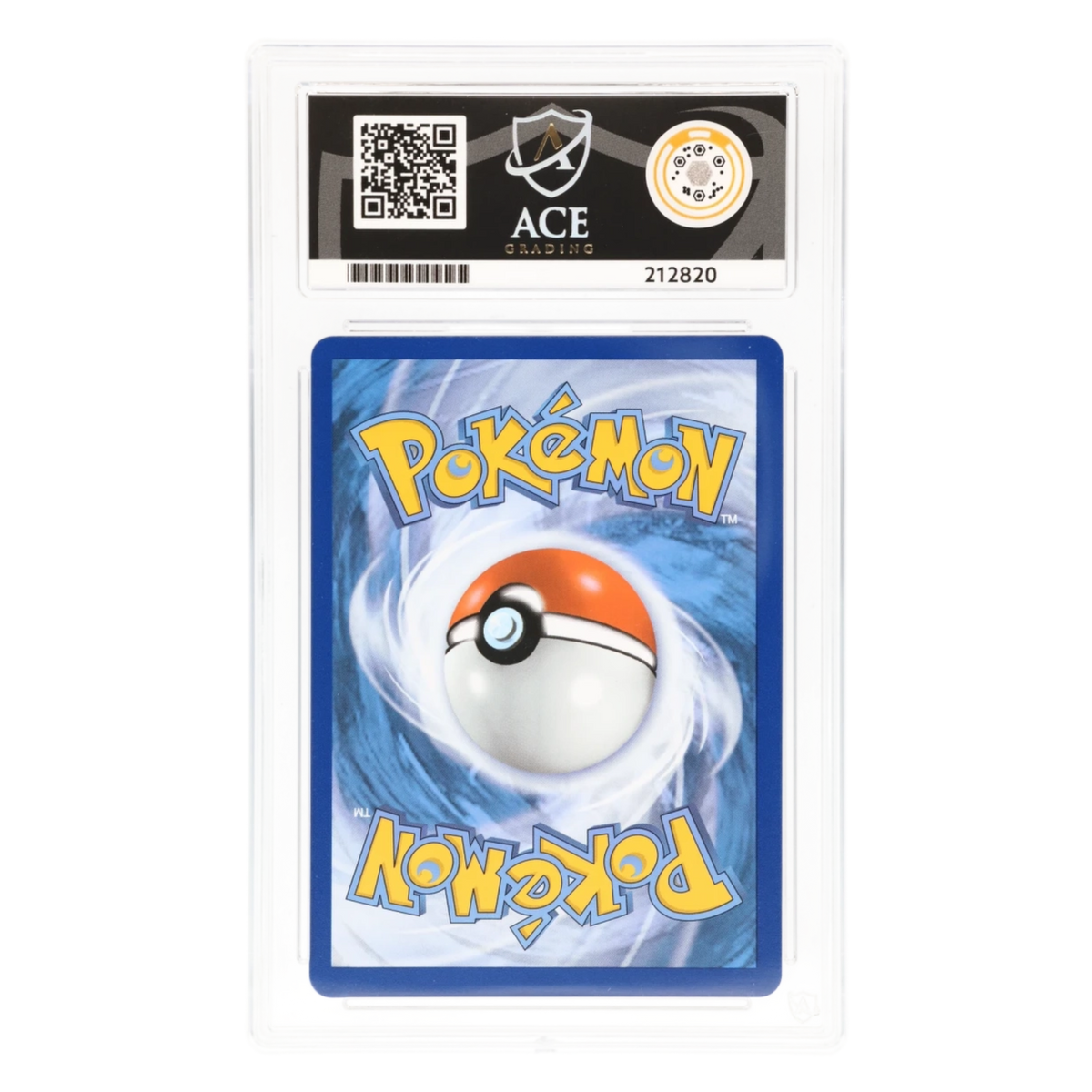 Graded card back