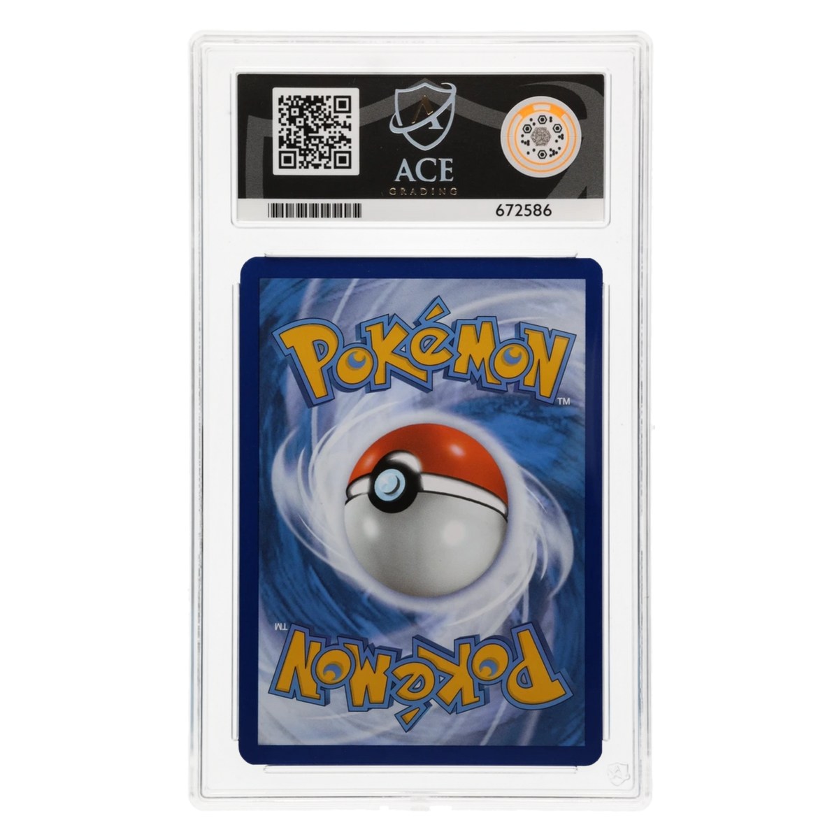 Graded card back