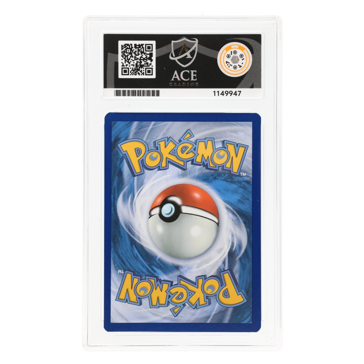 Graded card back
