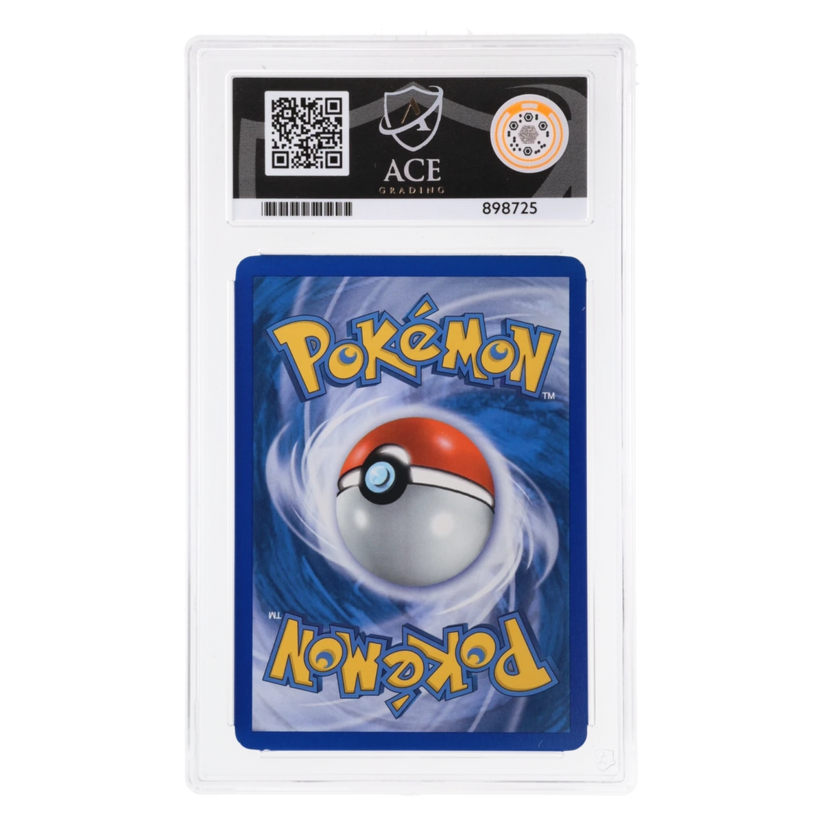 Graded card back