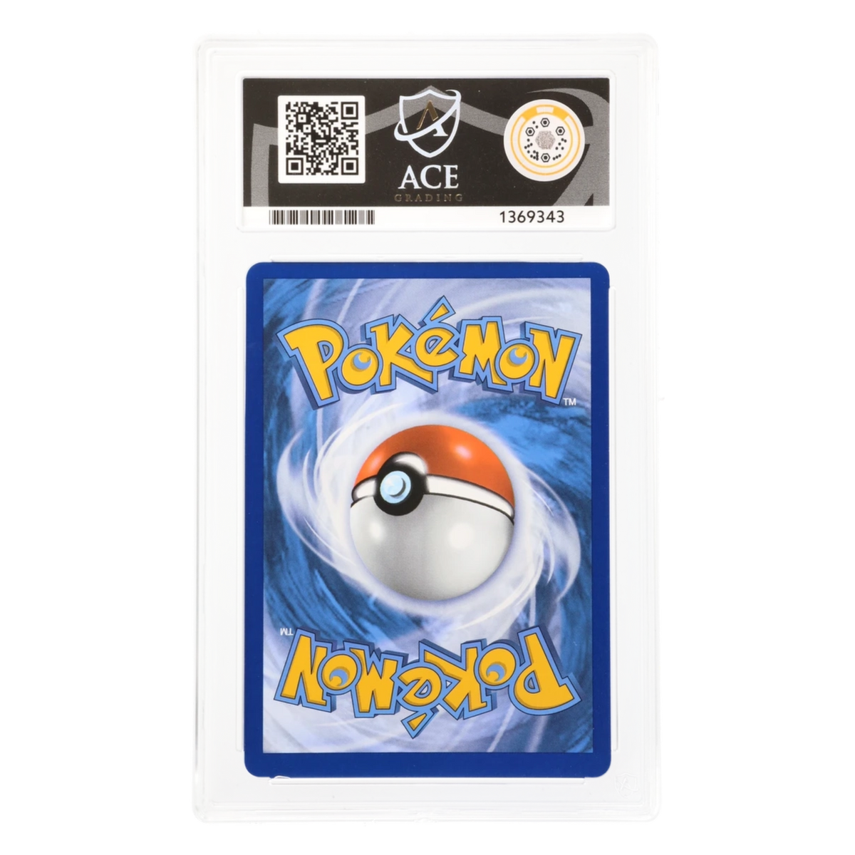 Graded card back