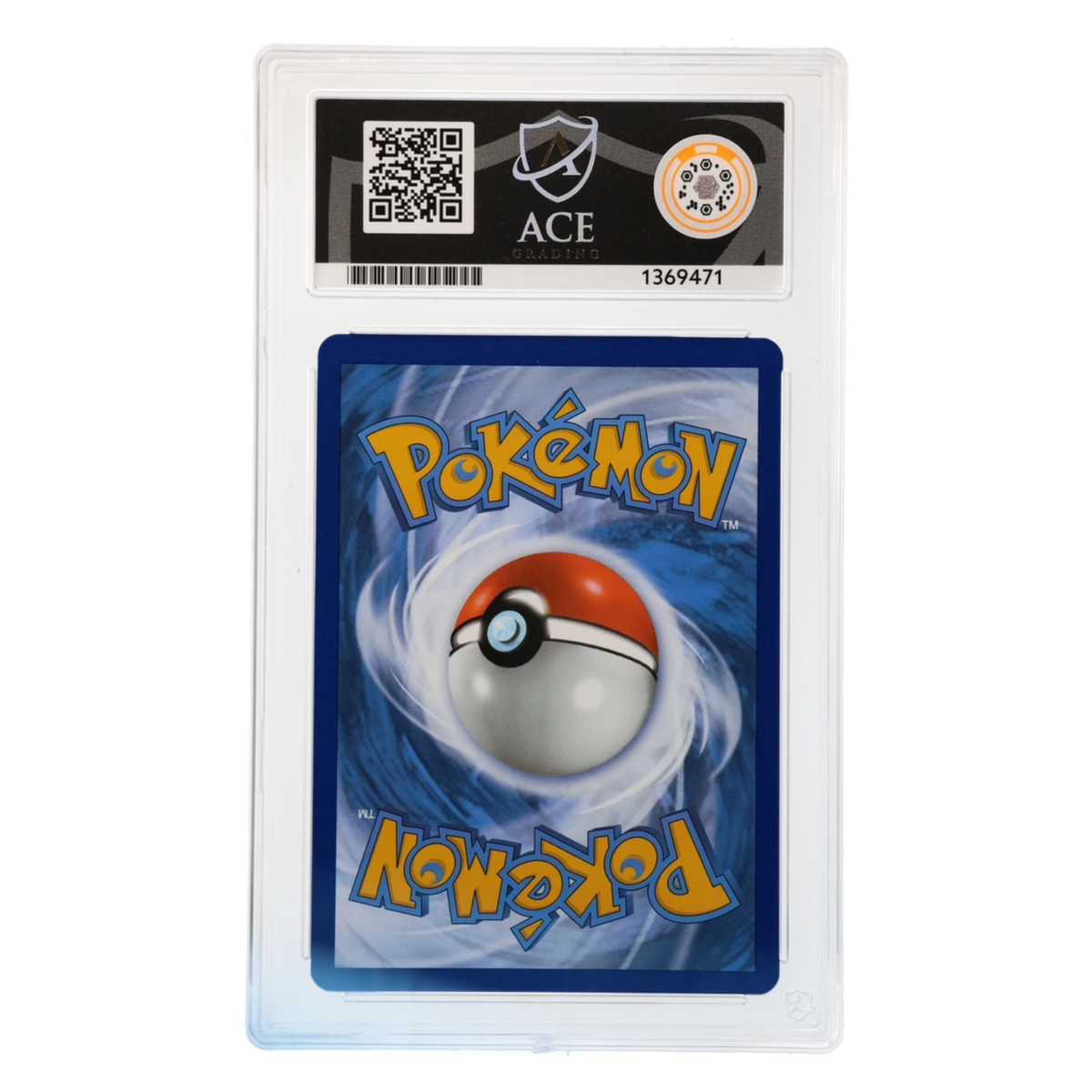 Graded card back
