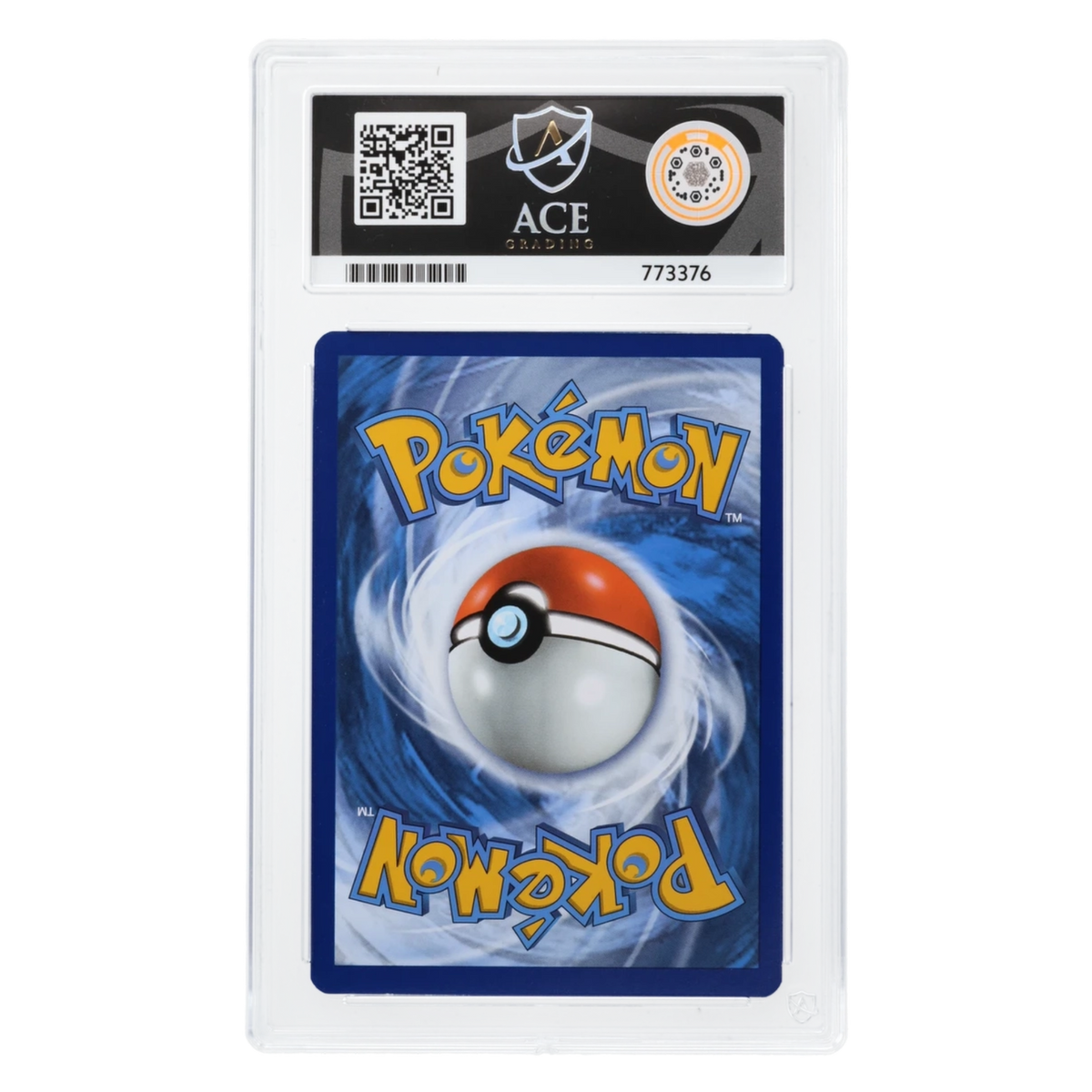 Graded card back