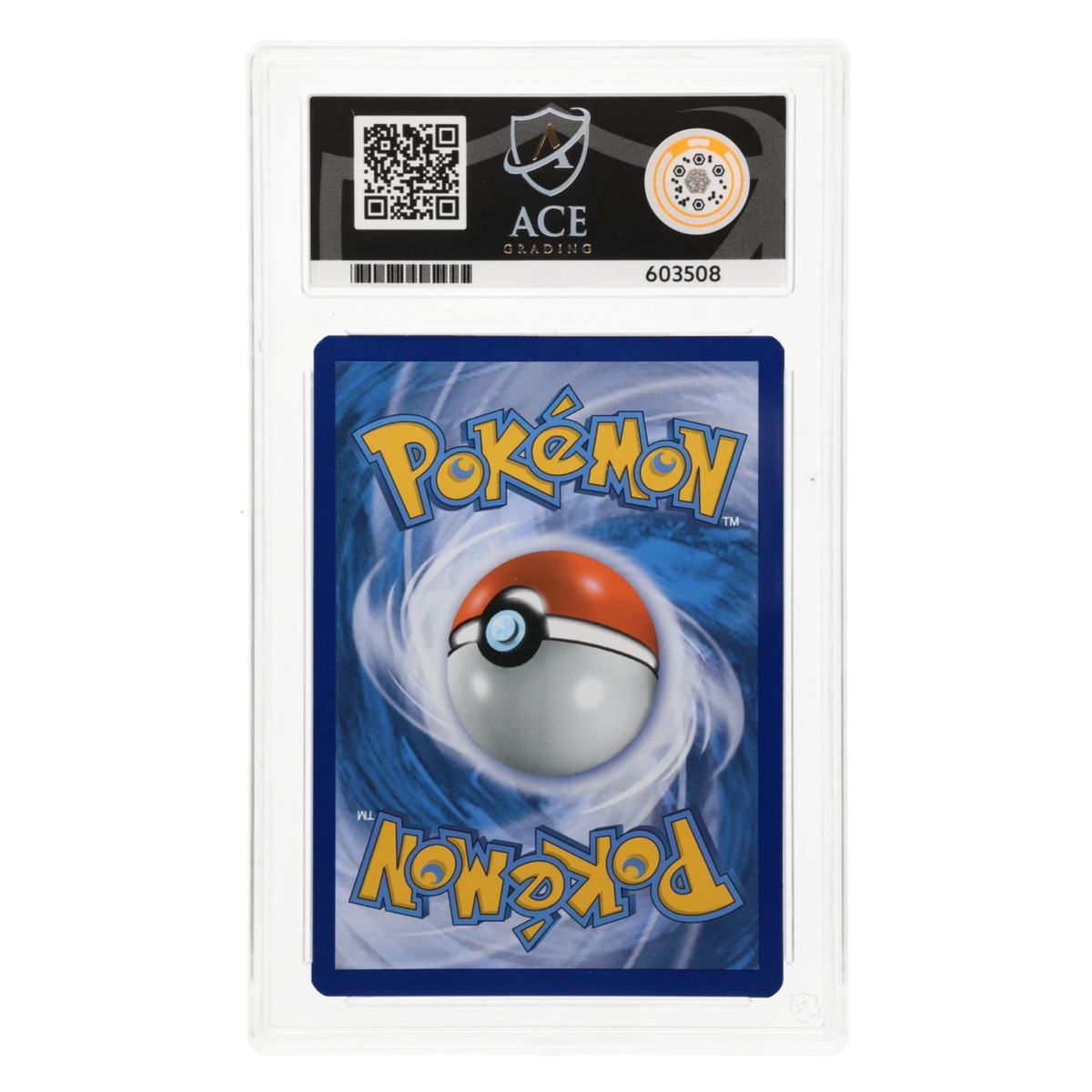 Graded card back