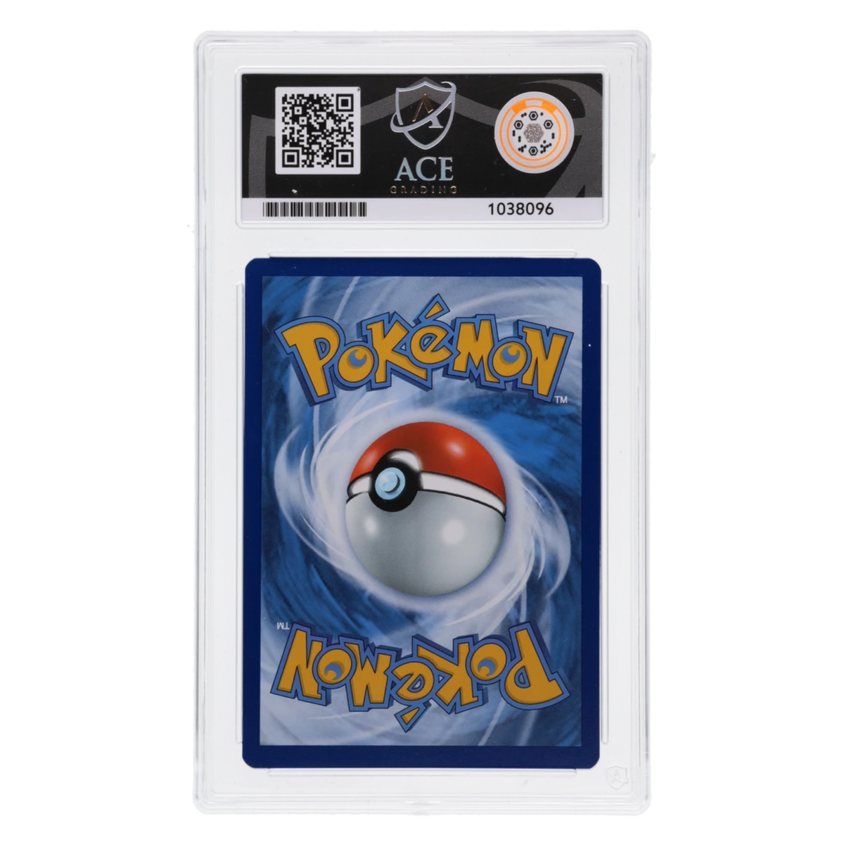Graded card back