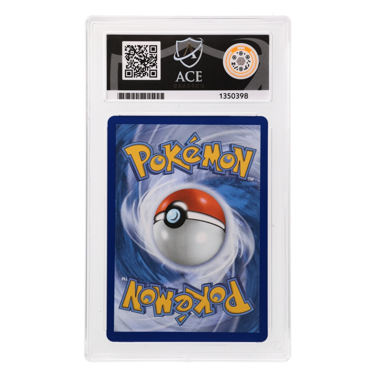 Graded card back