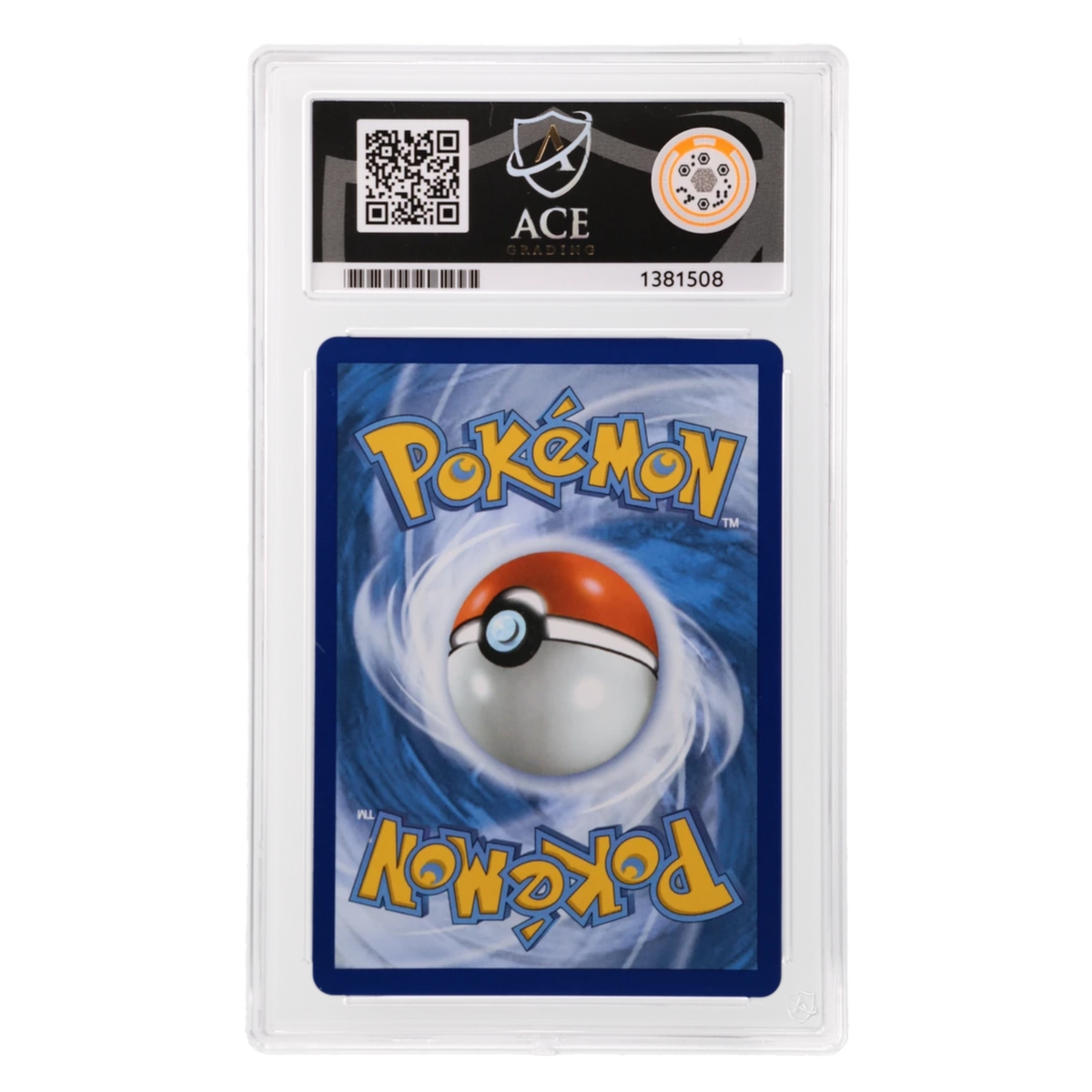 Graded card back