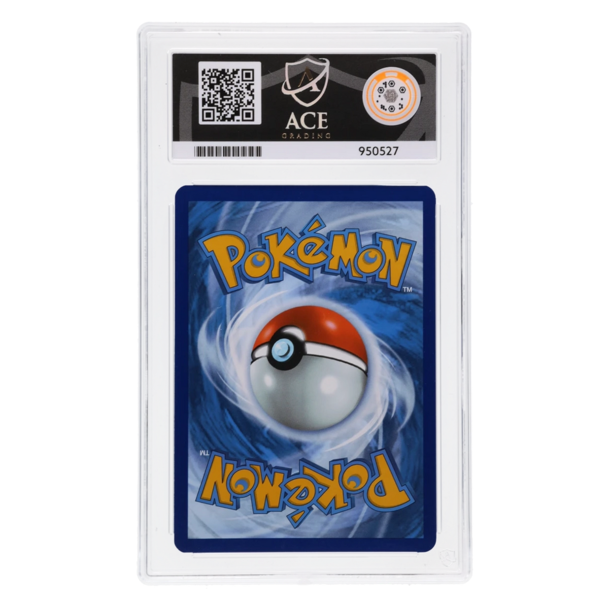 Graded card back
