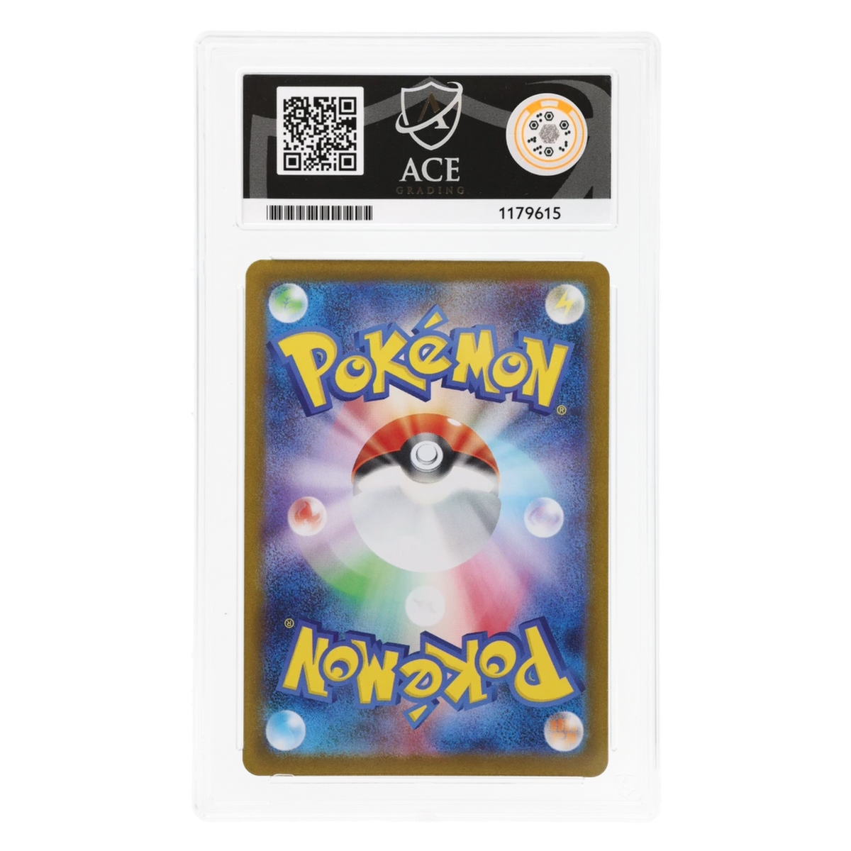 Graded card back