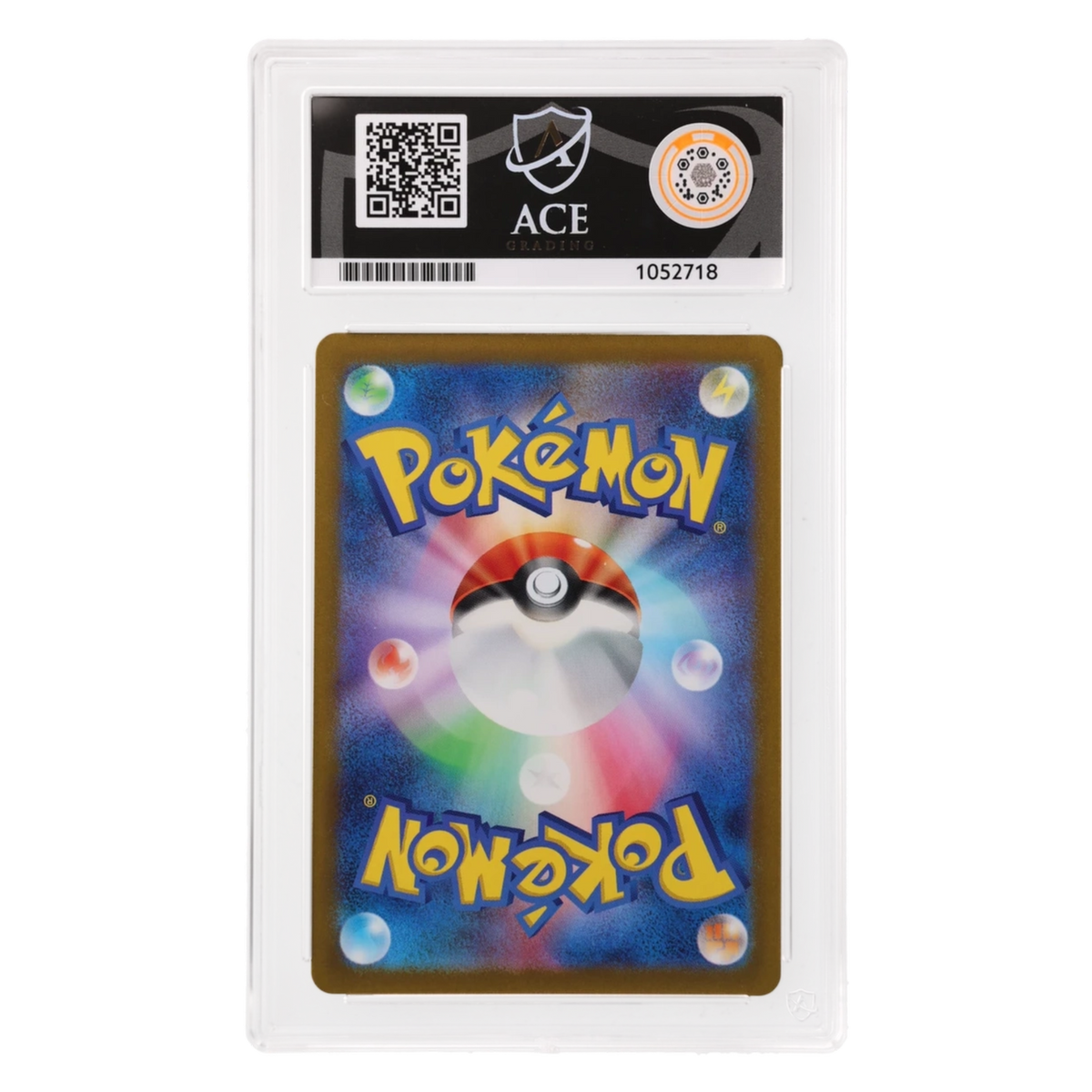 Graded card back