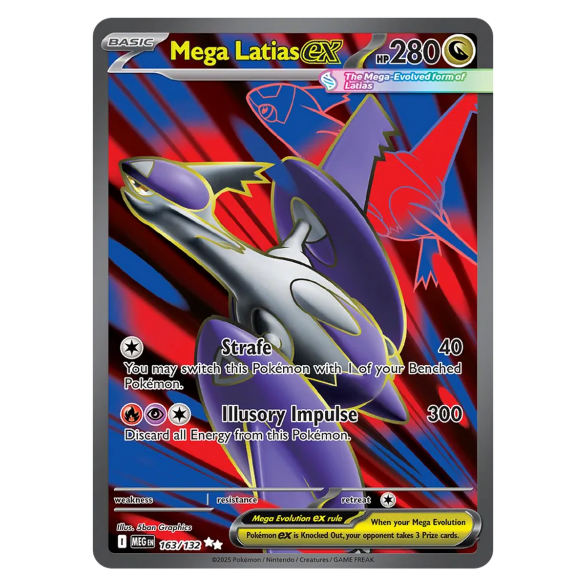 Mega Latias ex 163/132 Ultra Rare — Mega Evolution