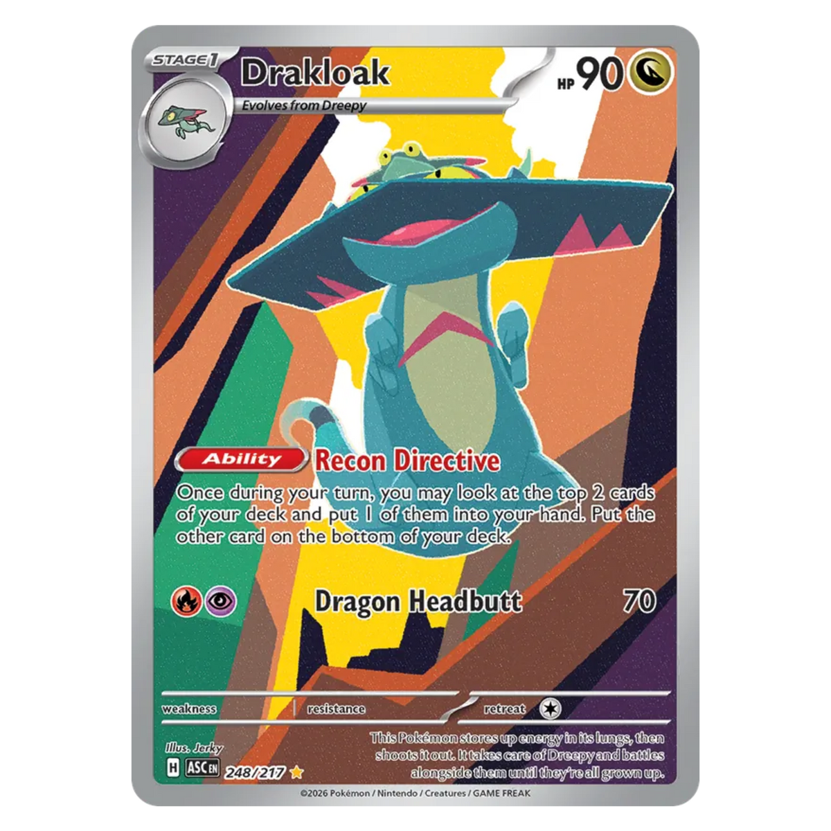 Drakloak 248/217 Illustration Rare — Ascended Heroes