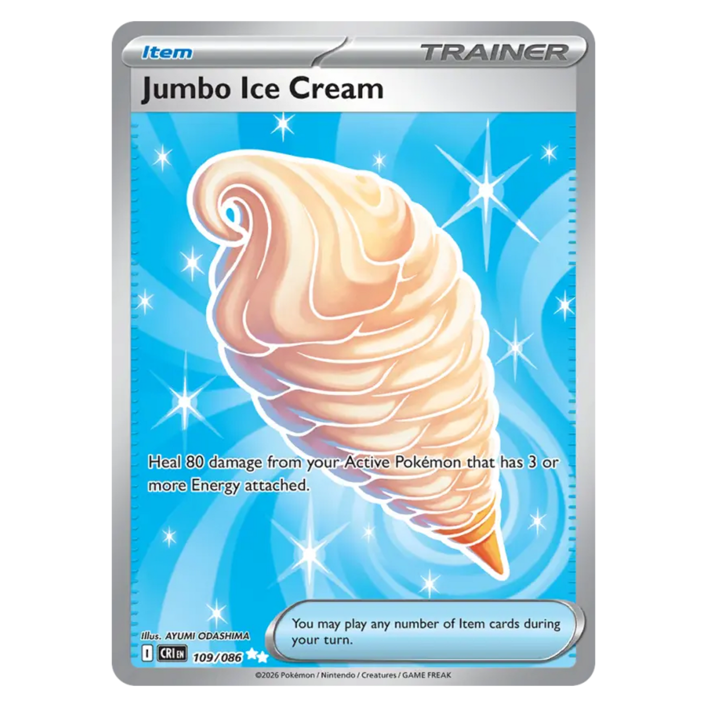Jumbo Ice Cream 109/86 Ultra Rare — Chaos Rising