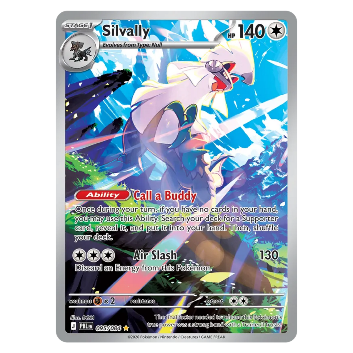 Silvally 095/84 Illustration Rare — Pitch Black