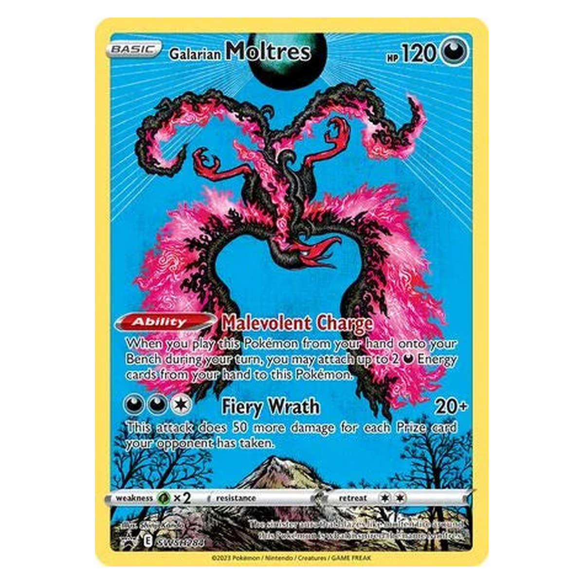 Pokemon TCG Galarian Moltres SWSH284 Promo - Sword & Shield Promos