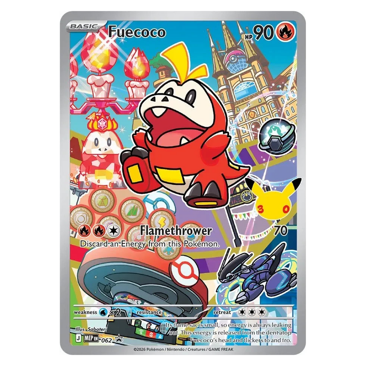 Pokemon TCG Fuecoco MEP062 Promo - Mega Evolutions Promos