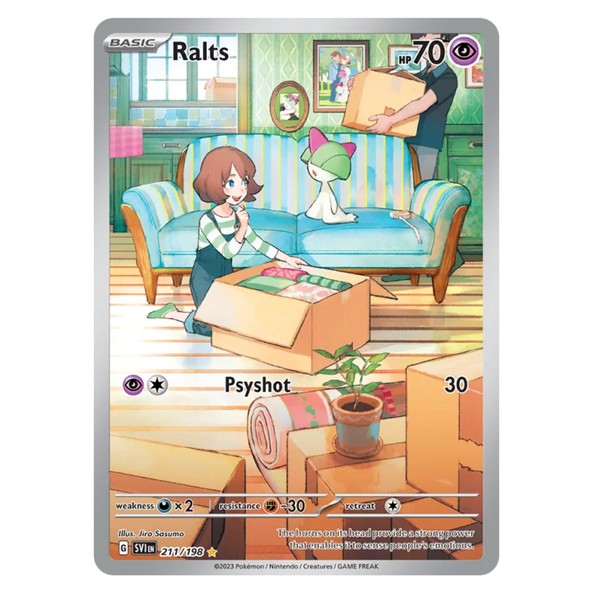 Ralts 211/198 Illustration Rare — Scarlet & Violet