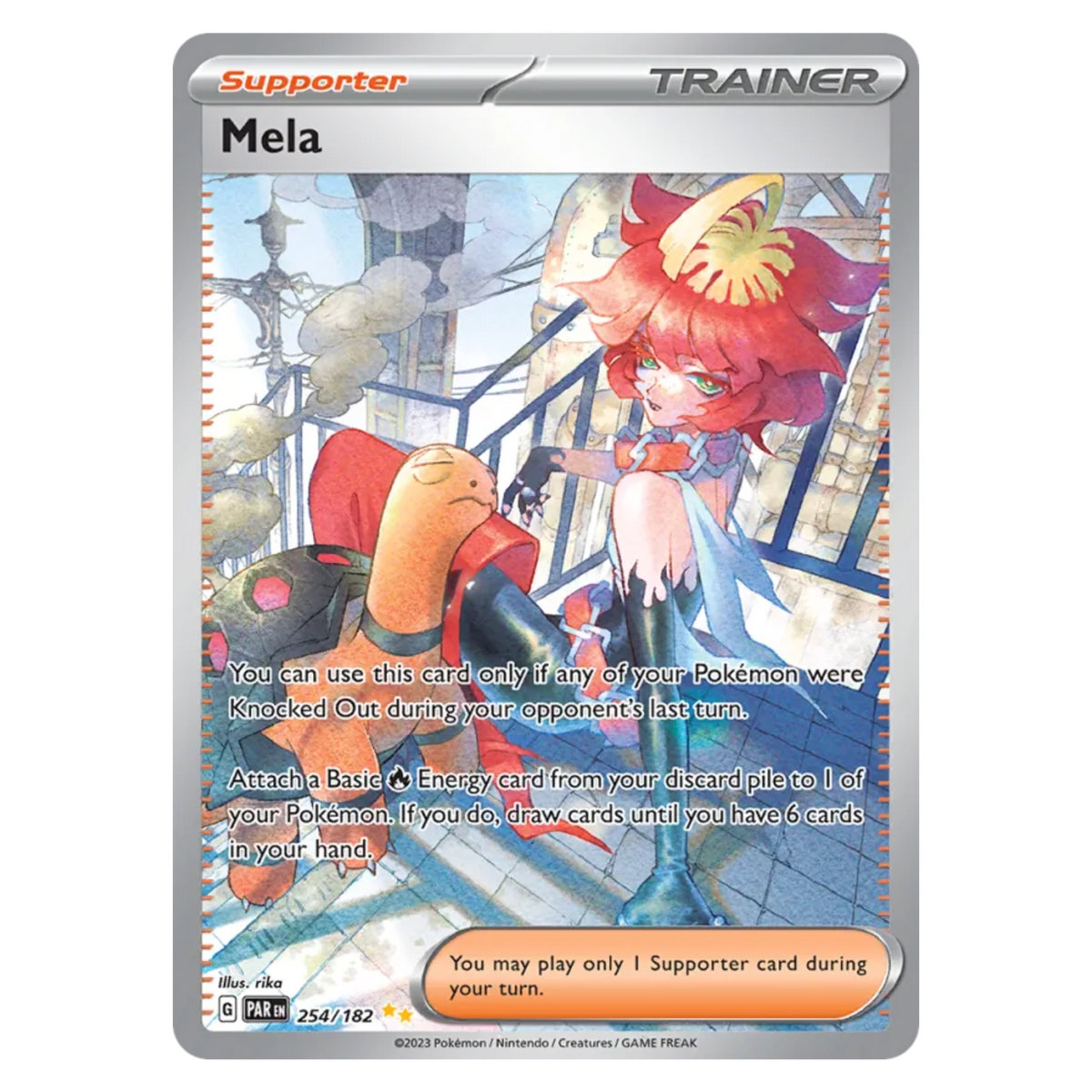 Mela 254/182 Special Illustration Rare — Paradox Rift