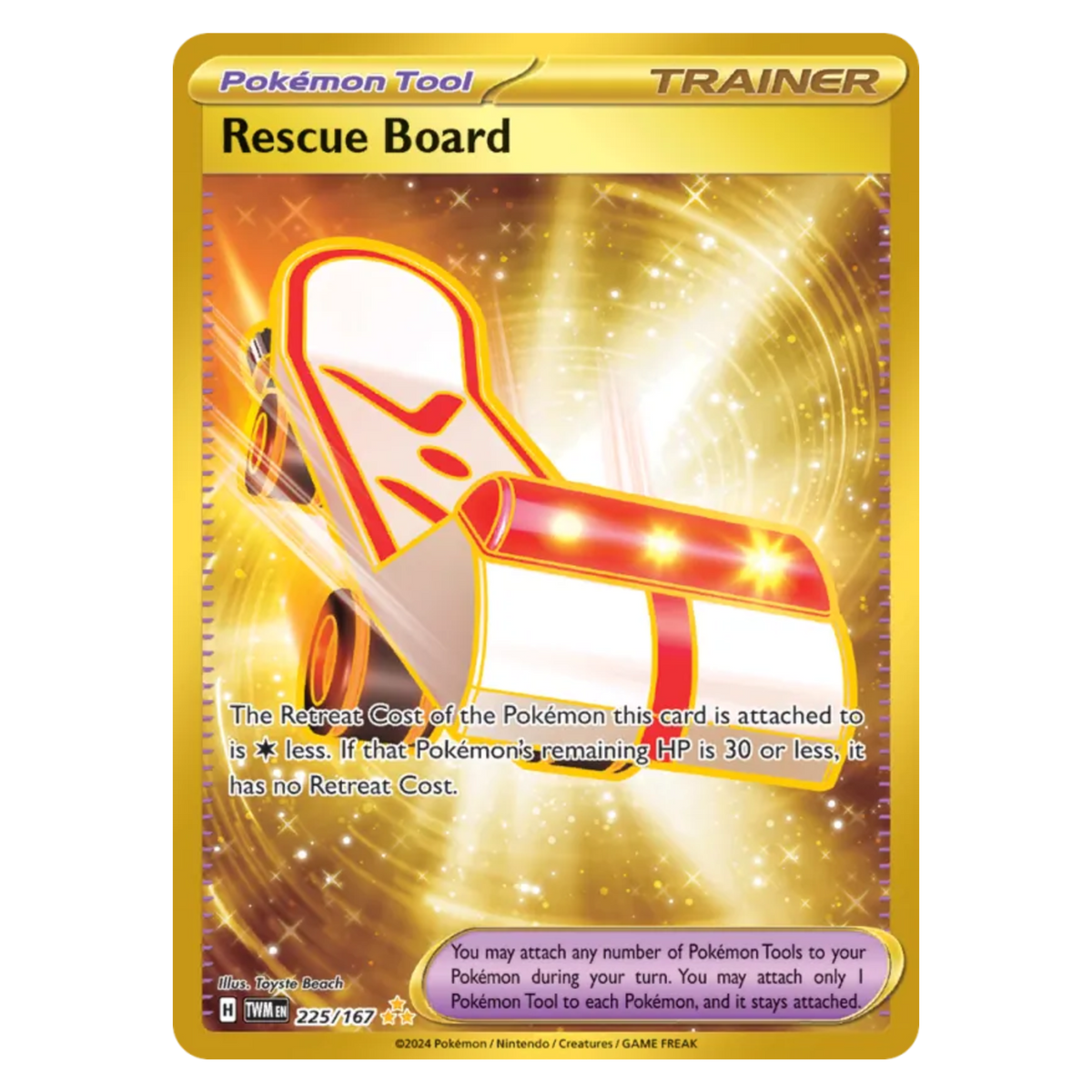 Rescue Board 225/167 Hyper Rare — Twilight Masquerade